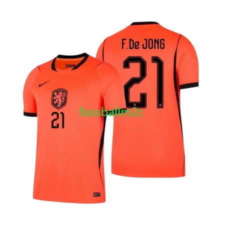 Fußballtrikots Niederlande Frenkie de Jong 21 Heim Trikotsatz WM 2026 Fußballtrikots Niederlande Frenkie de Jong 21 Heim Trikotsatz WM 2026